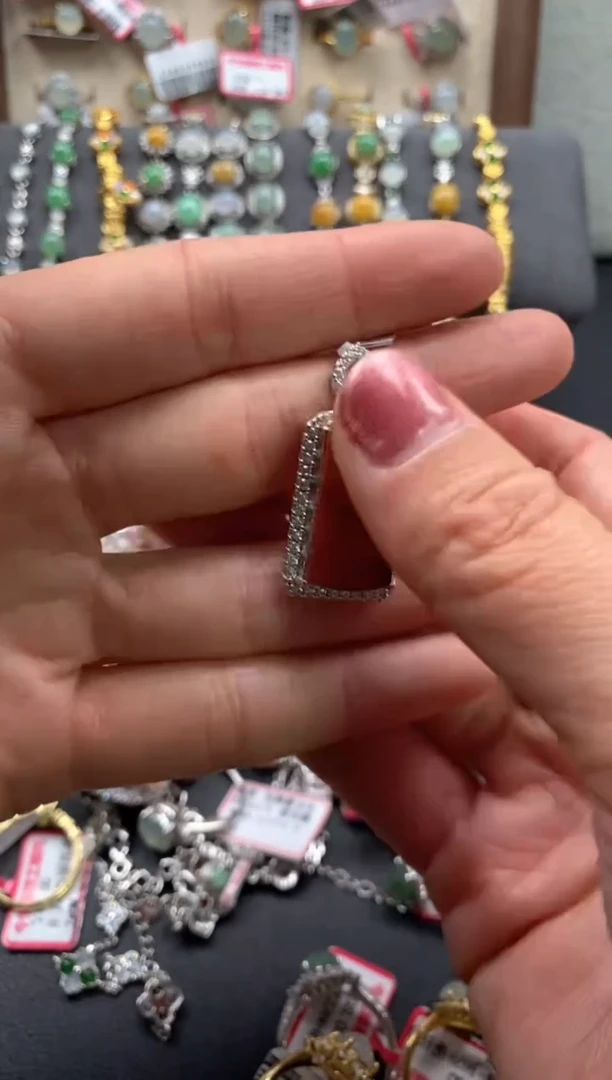 【闪购商品】翡翠戒指银S925镶嵌11111111111111  5