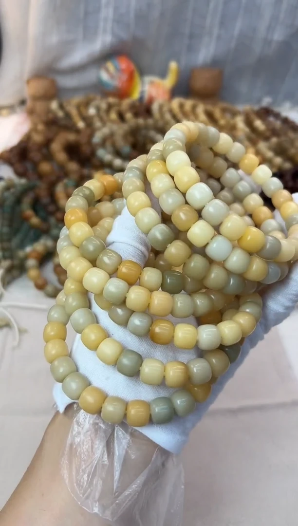 菩提根/象牙果手串10*11干磨一条0203