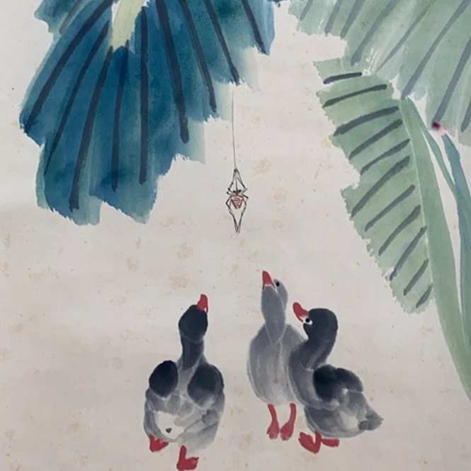 DK8809 鸭 68*45 纸本