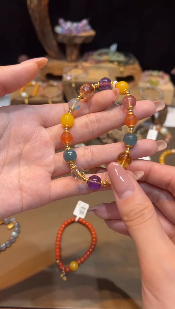 未镶嵌手链水晶手饰@@E4498