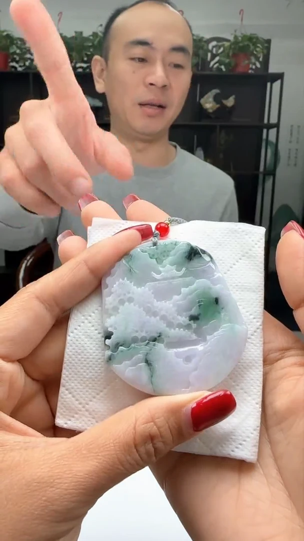 【闪购商品】翡翠颈饰未镶嵌天然翡翠A货吊坠