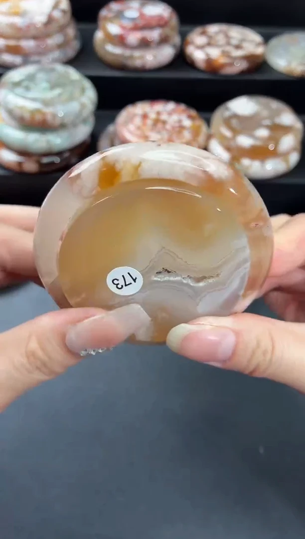 手镯玛瑙/玉髓未镶嵌石英质玉55圈(赠送镯心)圈口建议拍大