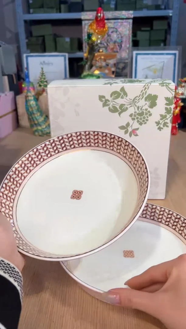 【闪购商品】杯70歌剧院反口20.5汤盘（粉）
