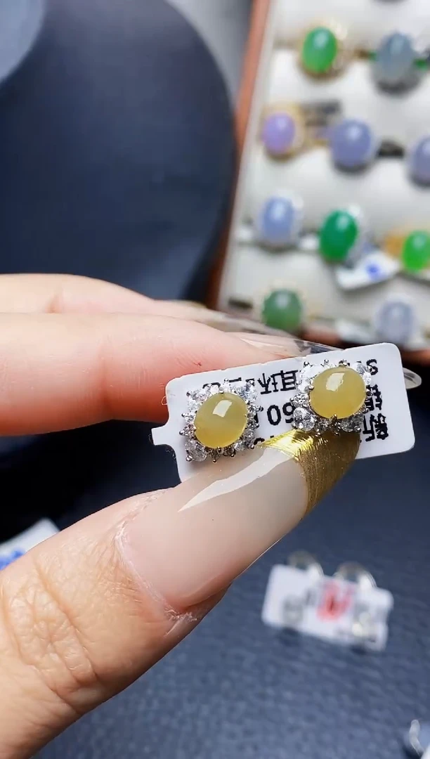 银S925镶嵌戒指翡翠1431