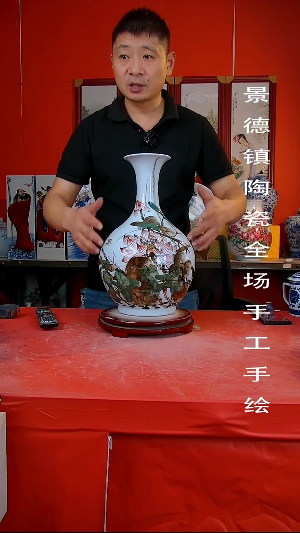 摆件景德镇陶瓷 全场手工手绘