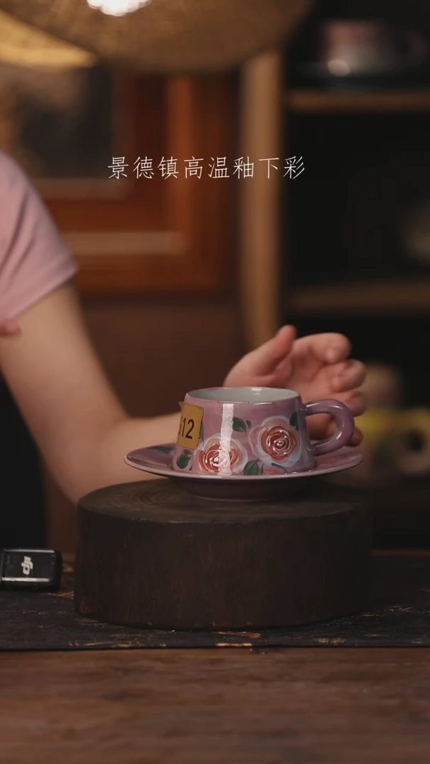 陶瓷景德镇高温釉下手绘陶瓷512