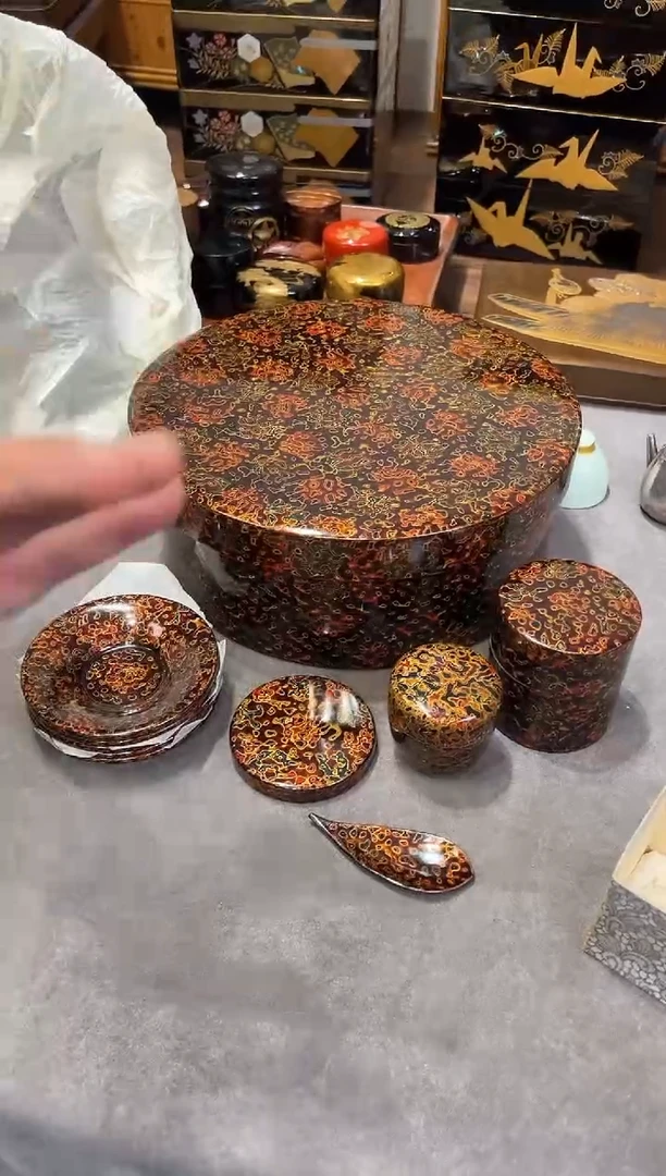 菠萝漆 茶仓套组