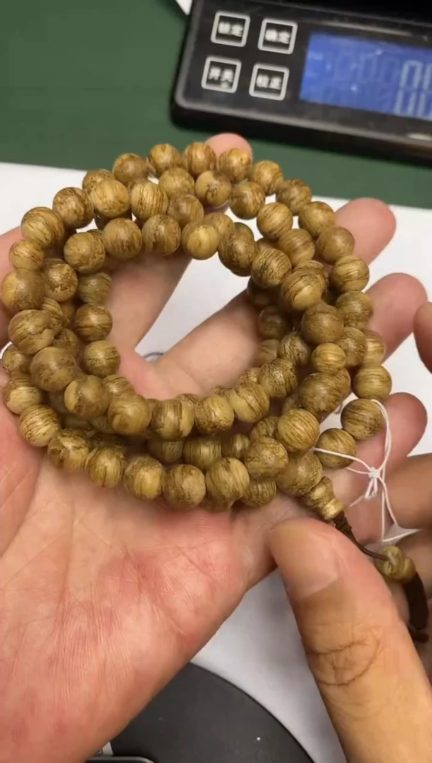 沉香手串CR3398惠安虎斑天然野多样性发一