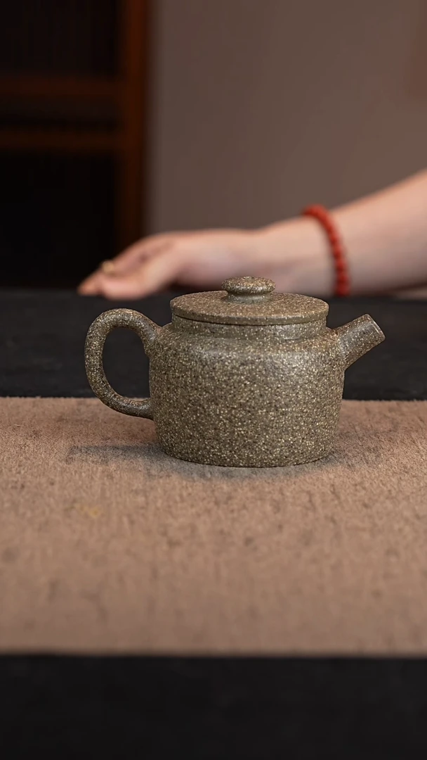 【闪购商品】紫砂茶壶青玉砂巨轮