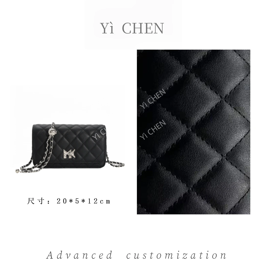 【Yì CHEN】FES-6100-黑色简约时尚女士新款轻奢单肩斜跨包