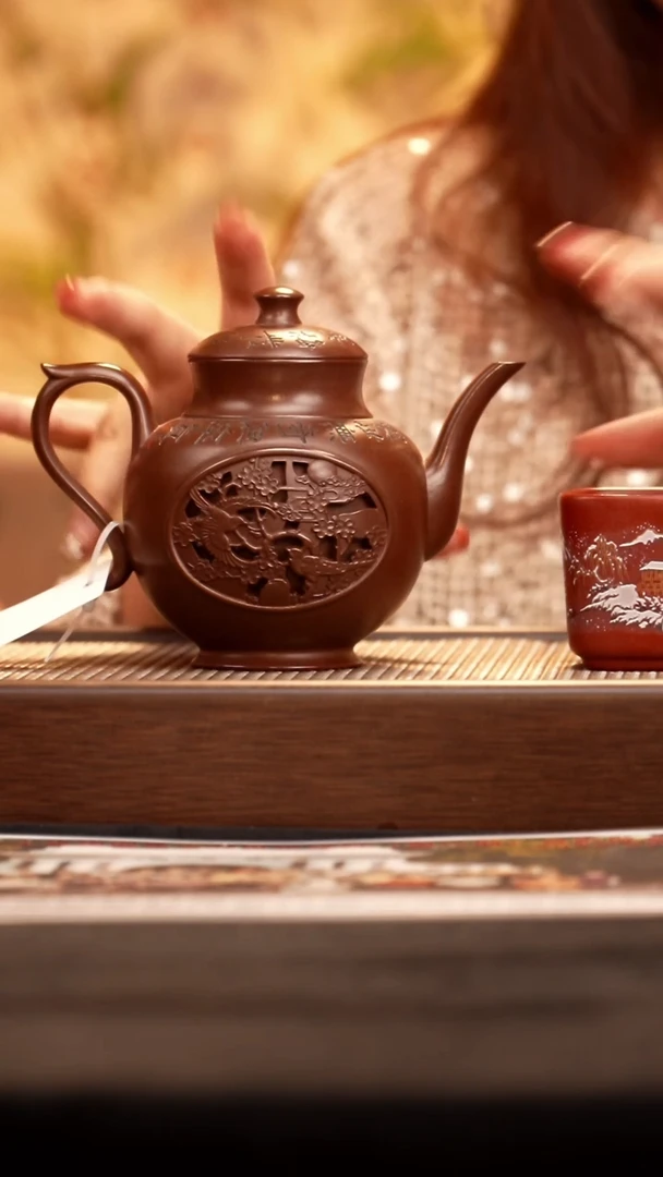 茶壶紫砂YYL29330玉露 紫泥