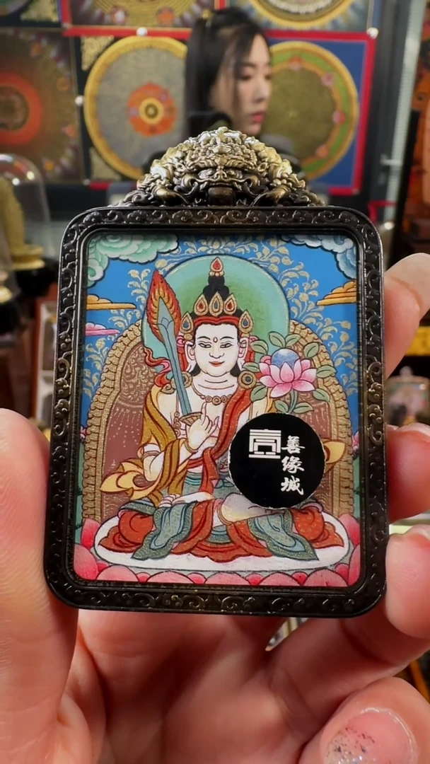【闪购商品】吊坠壹善缘城手绘唐卡虚空藏