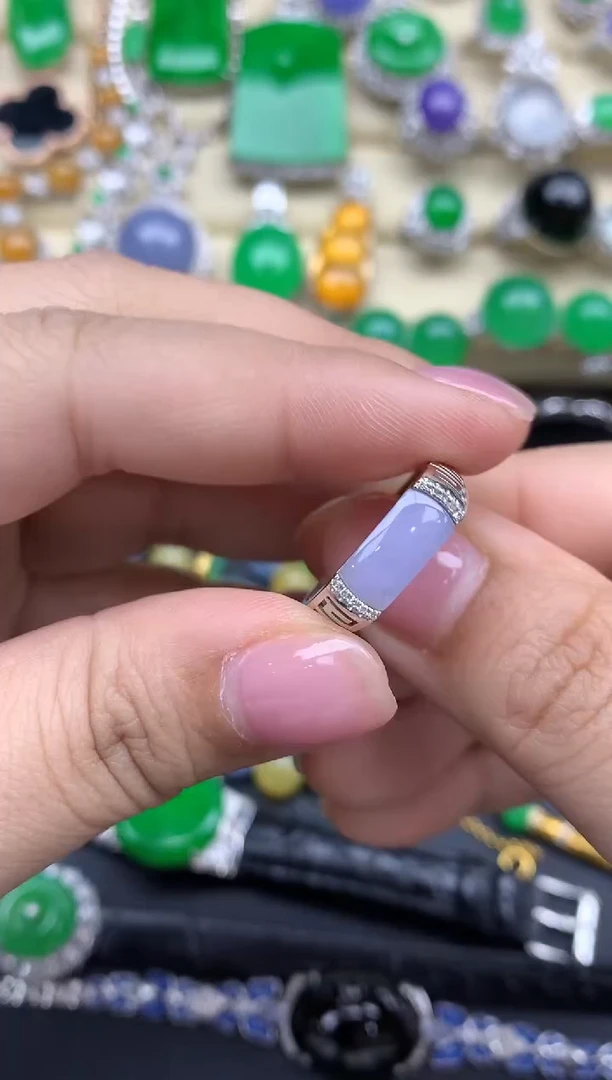 【闪购商品】翡翠戒指18K金镶嵌343-中国好珍宝