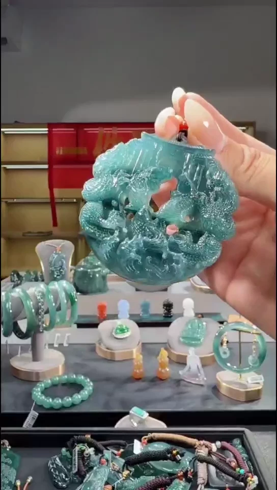 吊坠(不含链)未镶嵌翡翠鱼（多样性发其一）