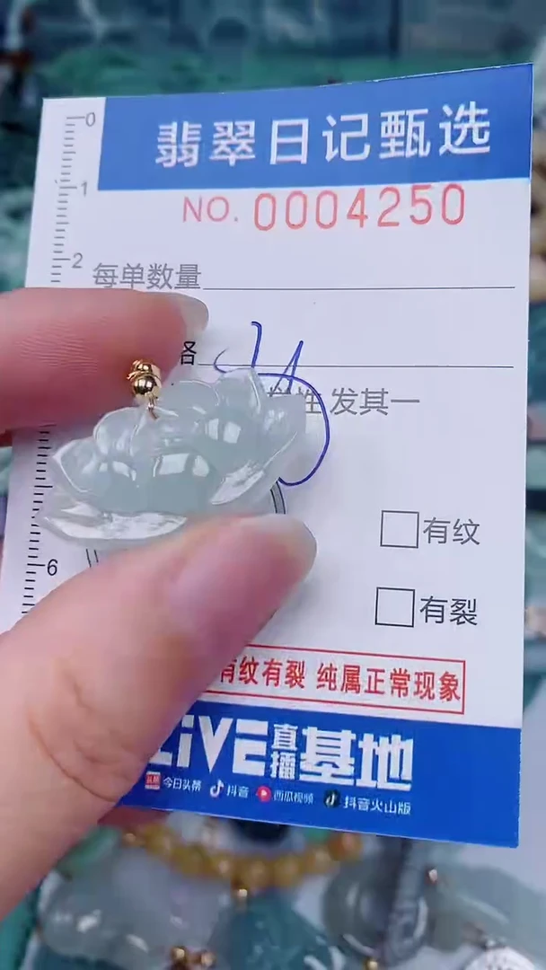 翡翠未镶嵌颈饰00004250