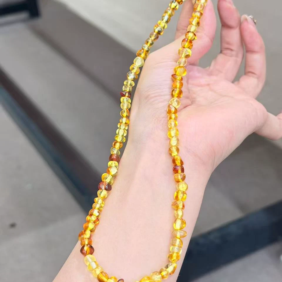 H51 天然琥珀项链 多样性发其一