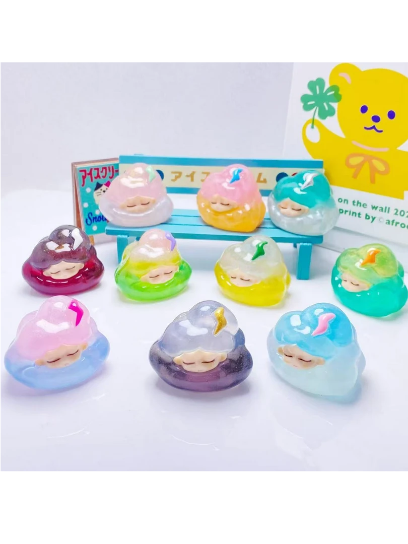 【混款九宫格+许愿】6个不同款式萌粒diy饰品装饰桌面摆设