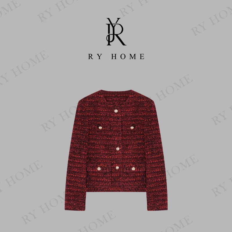 【容雨RYHOME】林登纱混纺软花呢小香风外套243W2141