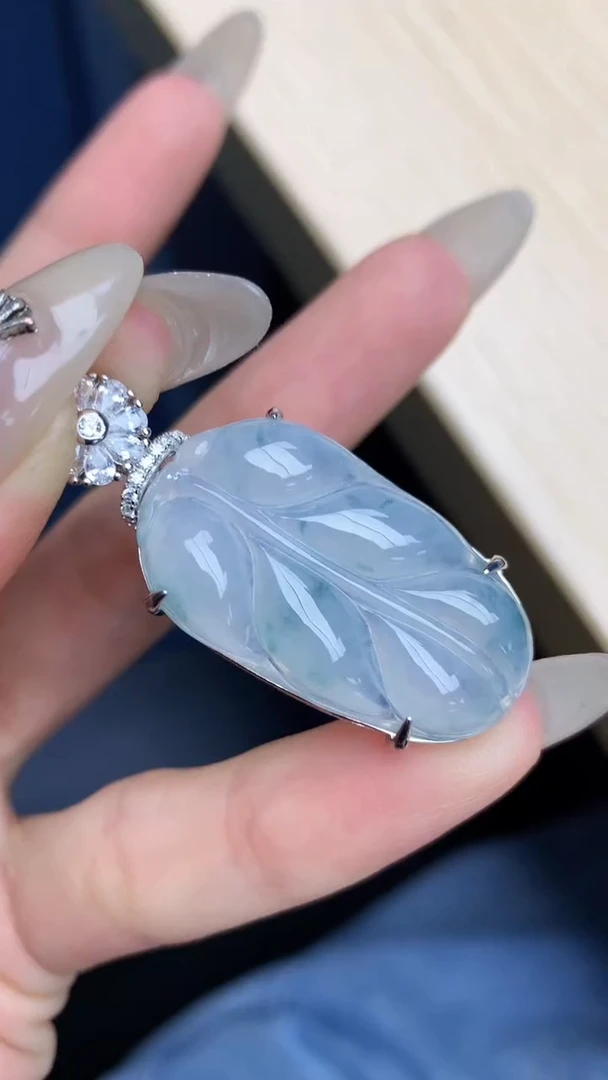 颈饰未镶嵌翡翠 天然缅甸翡翠a货百元以上9元证书费自理