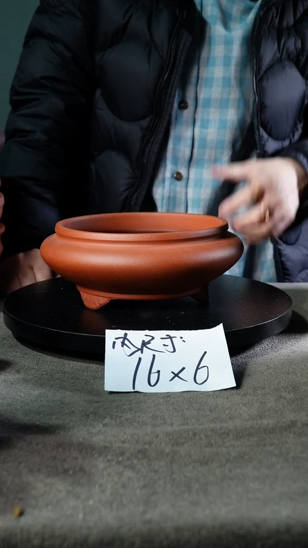 宜兴紫砂花盆小盆盆