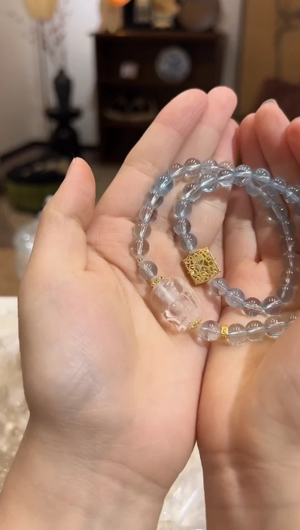 【闪购商品】托帕石手串未镶嵌RJ2593貔貅托帕石手链