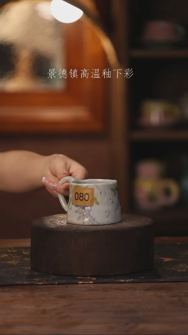 陶瓷景德镇高温釉下手绘陶瓷080