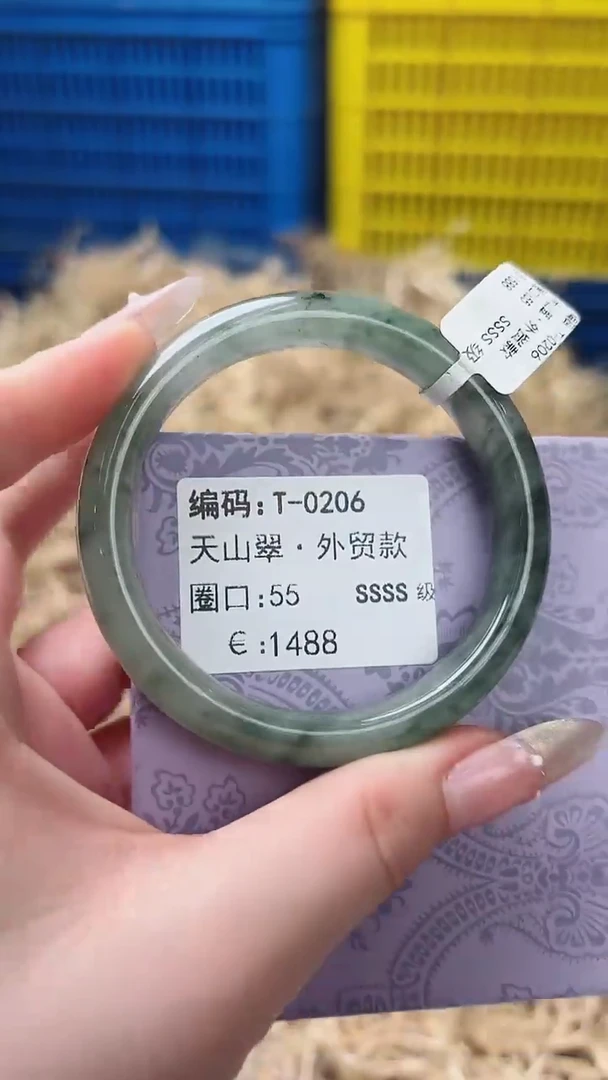 未镶嵌手镯石英质玉T-0206