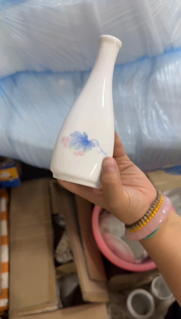 摆件葡萄花插微瑕请慎拍