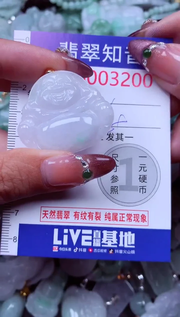 吊坠(不含链)未镶嵌翡翠3200