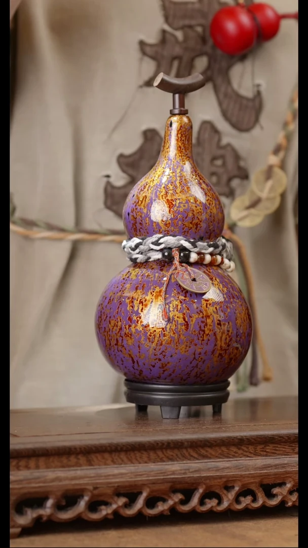 97号精品天然大漆酒葫芦一物一拍~