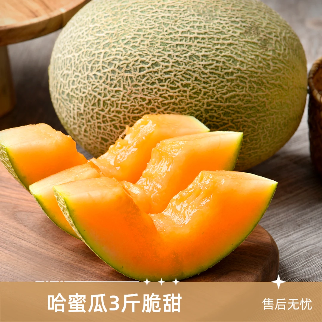 高品质【精品哈蜜瓜】5斤左右/个  脆甜 新鲜