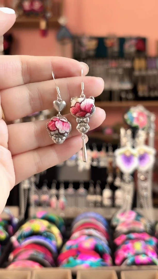 织绣艺枝独绣老绣饰品187