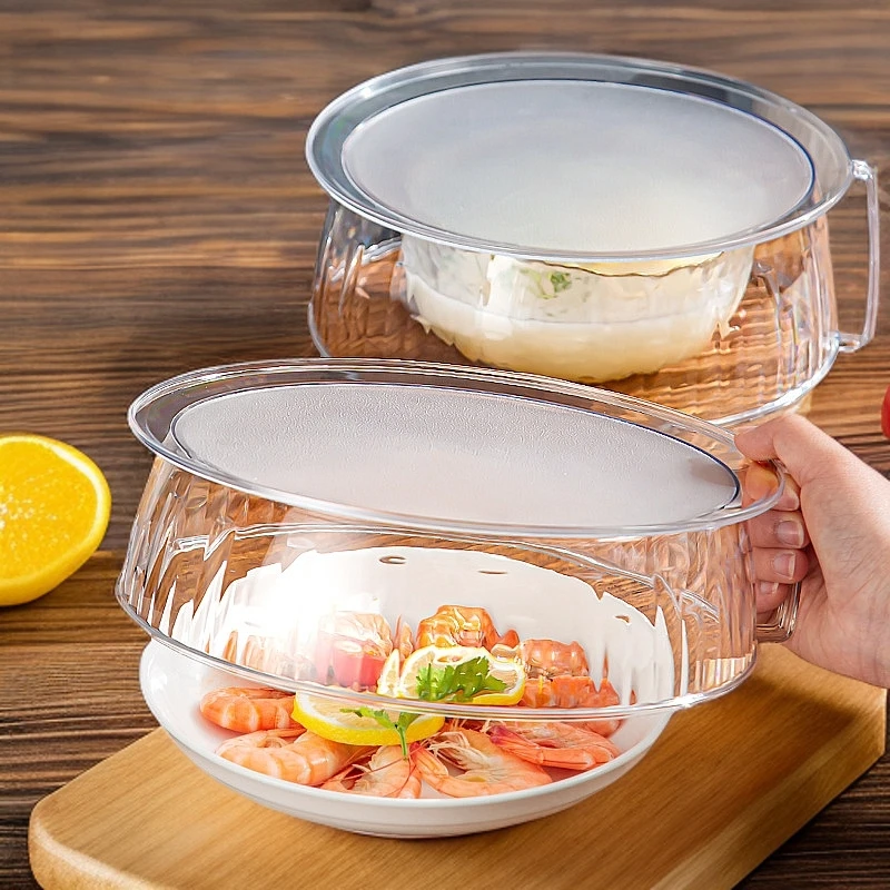 升级微波炉防溅盖耐高温碗盖子家用饭菜罩食品级塑料微波炉加热盖