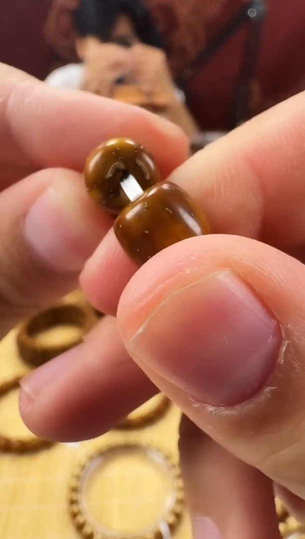 手串紫金鼠9mm 紫金鼠微瑕纯色老型