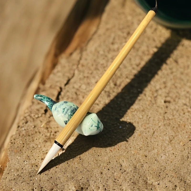 同款三支 竹杆兼毫 出锋：3.8cm 口径1.0 练习中楷培训班隶书行书