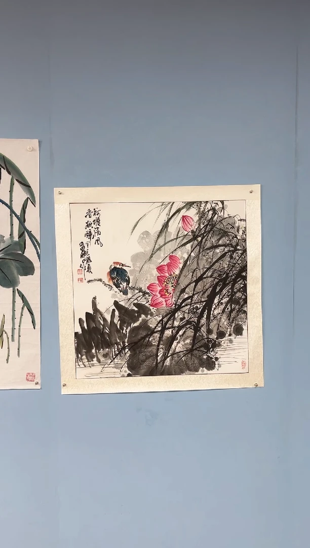 国画用****5娄鹏老师荷花