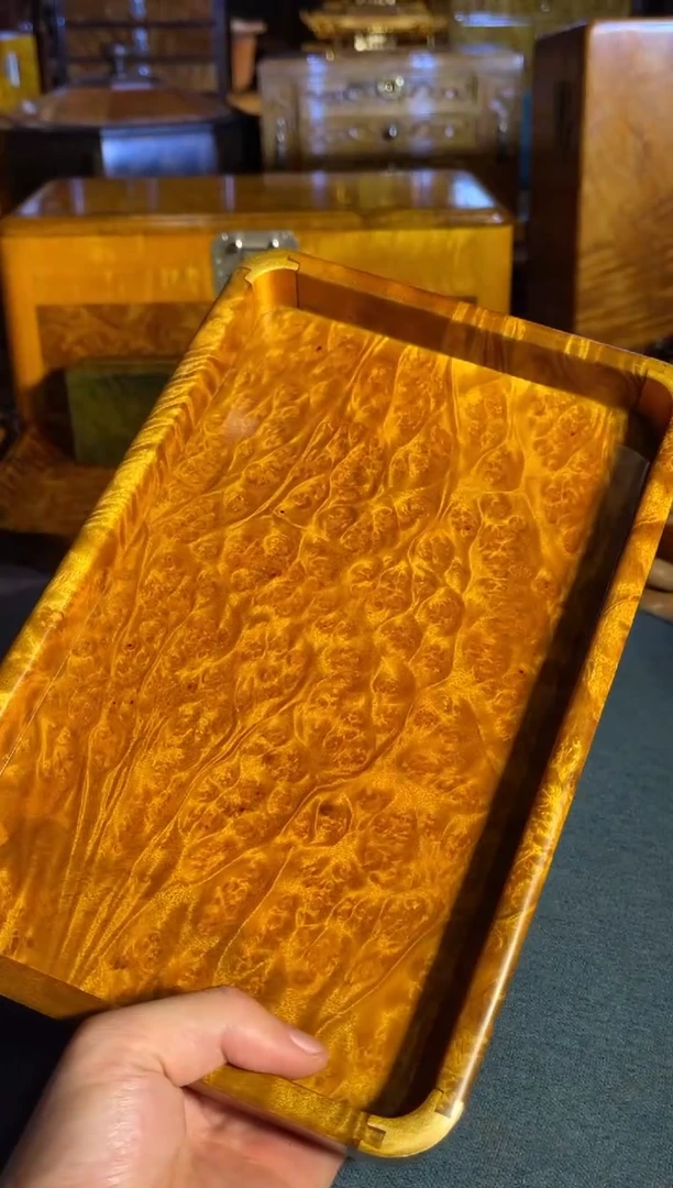 乌木类成套家具瘤疤茶盘 4