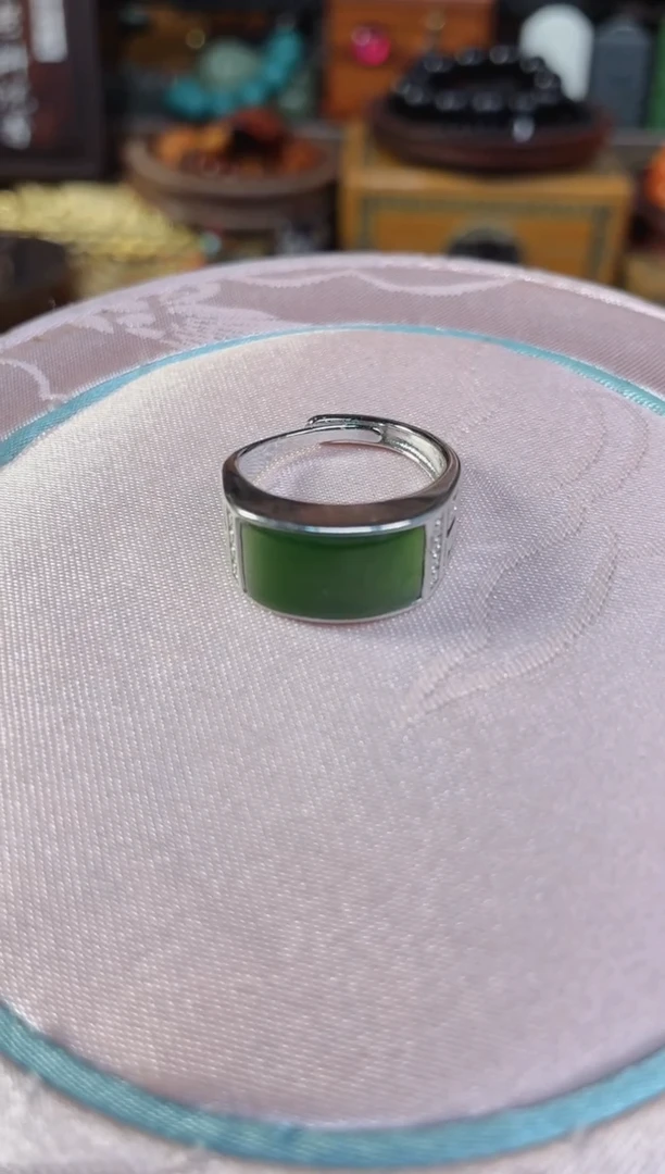 和田玉戒指未镶嵌精品精品   独具韵味