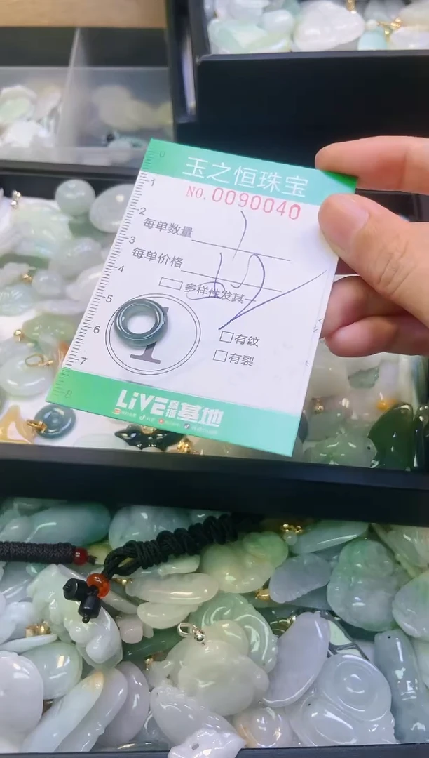 翡翠未镶嵌颈饰闪购0090040