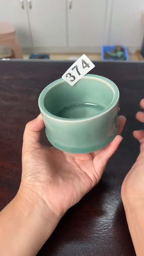 龙泉云间青瓷小米茶器