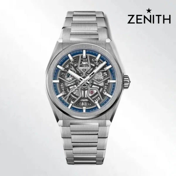 99新 Zenith/真力时 DEFY钛金属/表径41mm/公价61000元/镂空表