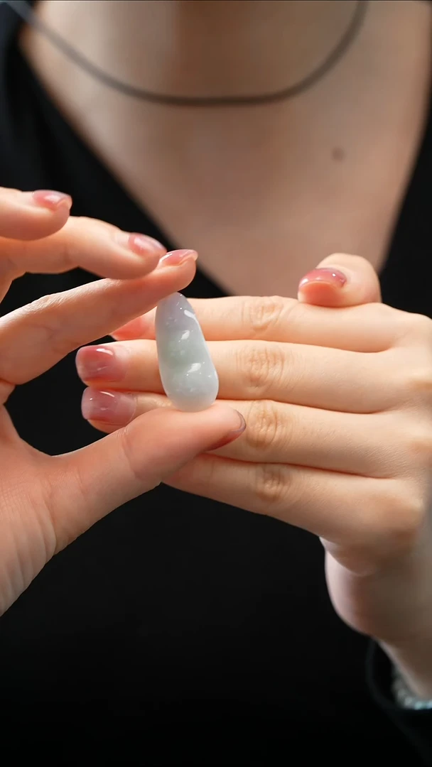 颈饰未镶嵌翡翠福豆