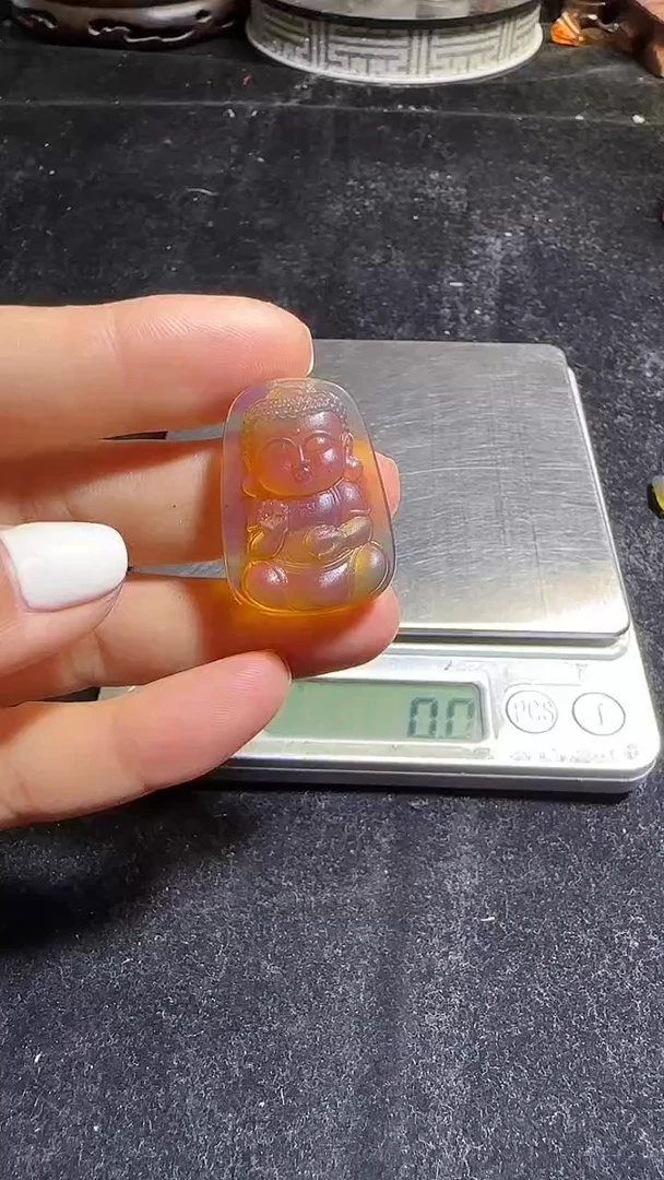 琥珀颈饰未镶嵌887