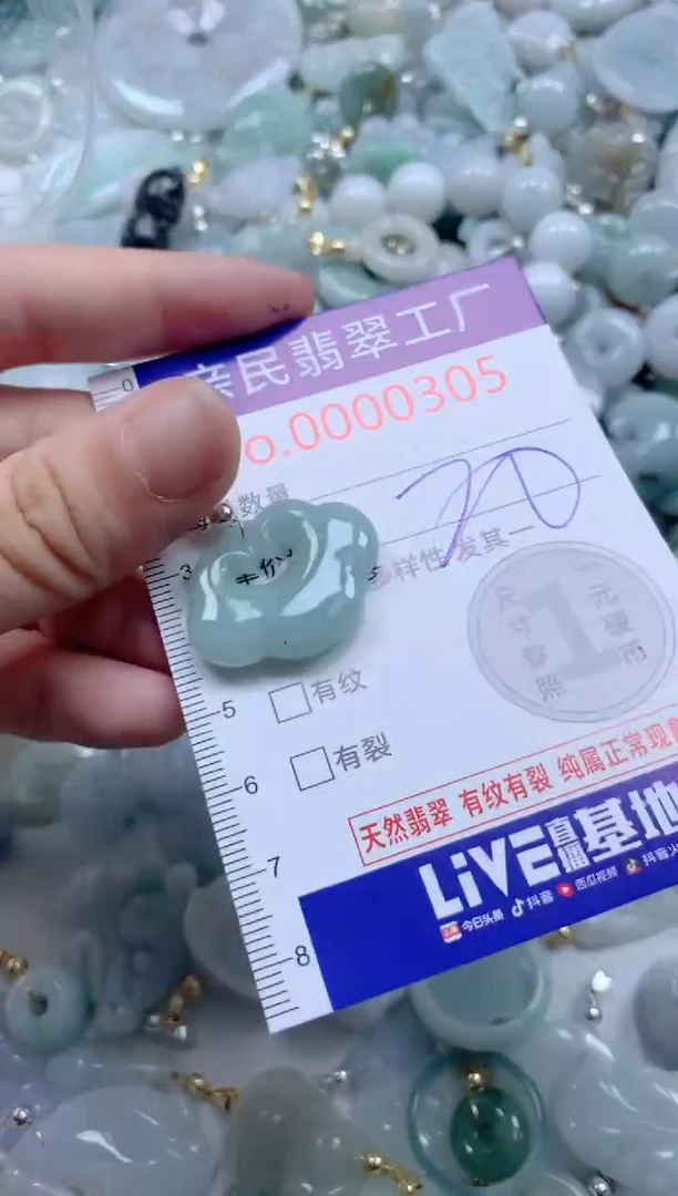 翡翠未镶嵌颈饰305