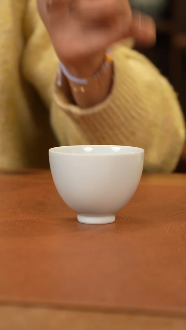 【闪购商品】杯景德镇白胎鸡心杯