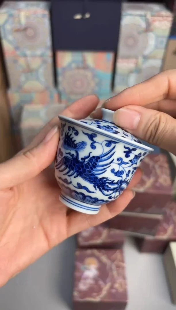 景德镇纯手工手绘瓷器（无礼盒）