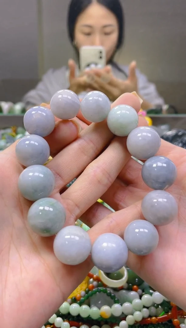 翡翠未镶嵌颈饰17MM/Q/翡翠A货一图一物