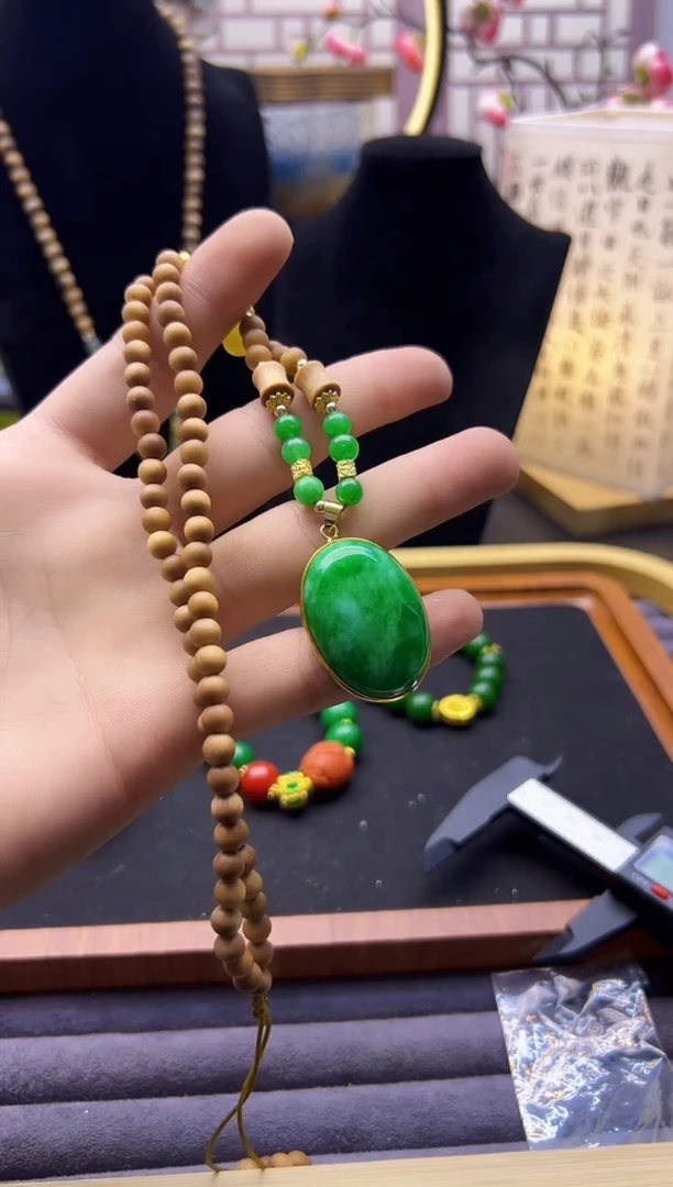 【闪购商品】翡翠颈饰14K金镶嵌XXXXXXXXXXXX