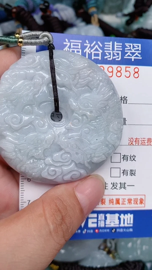 翡翠未镶嵌颈饰...0009858