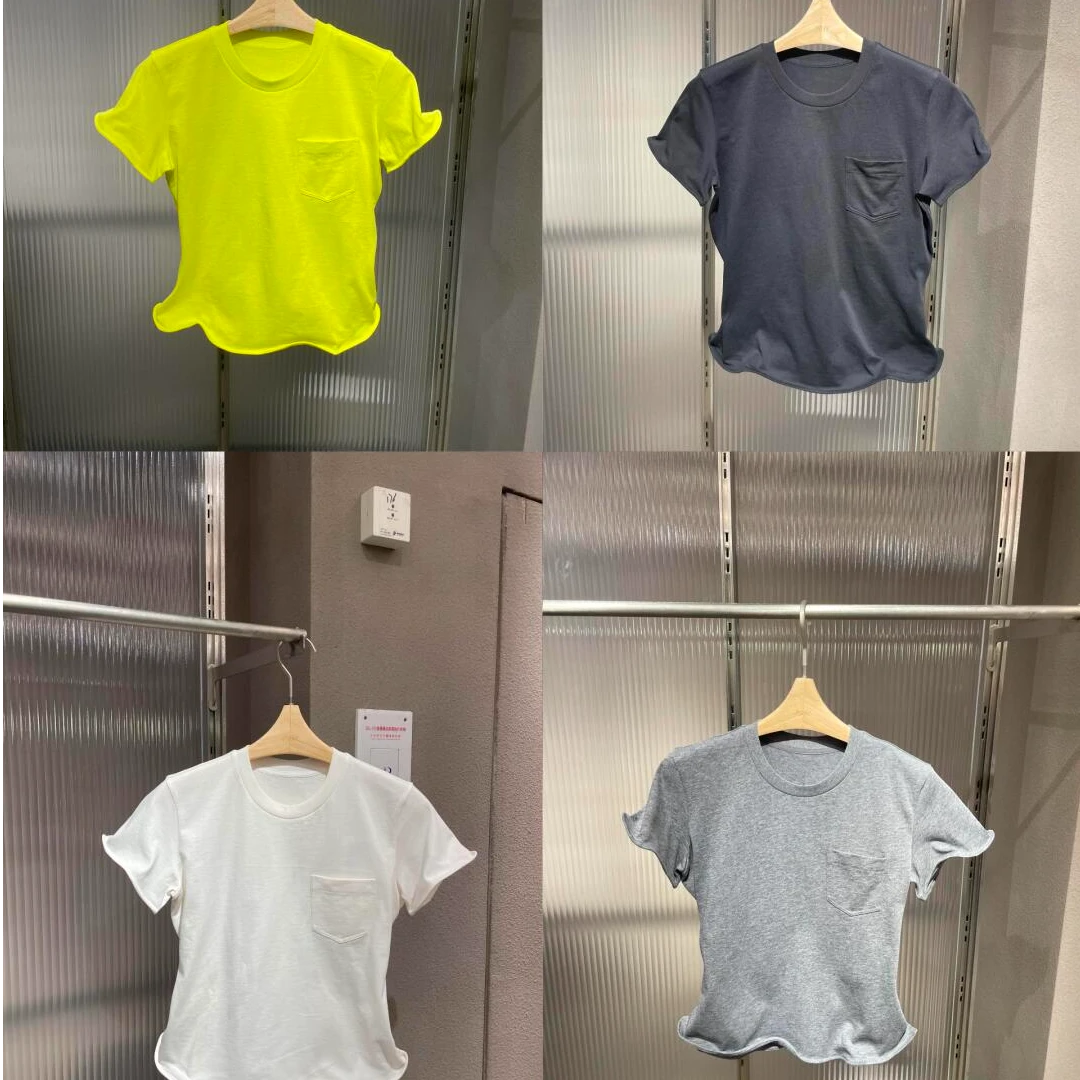 原单25夏新品短袖T恤灰色女款修身扭扭乐5P4111130